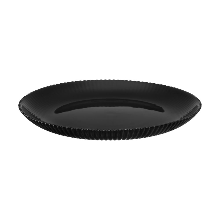 Talerz deserowy AURORA BLACK 19cm czarny